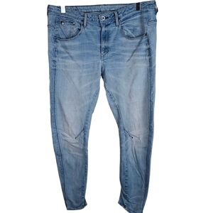 G STAR RAW 3D ARC Very Light Wash Women's Jeans Size 31